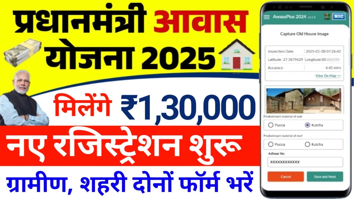 PM Awas Yojana New Registration Start